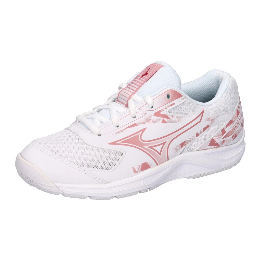 Mizuno Stealth Star 3 Handball Shoes White/Pink Elegance
