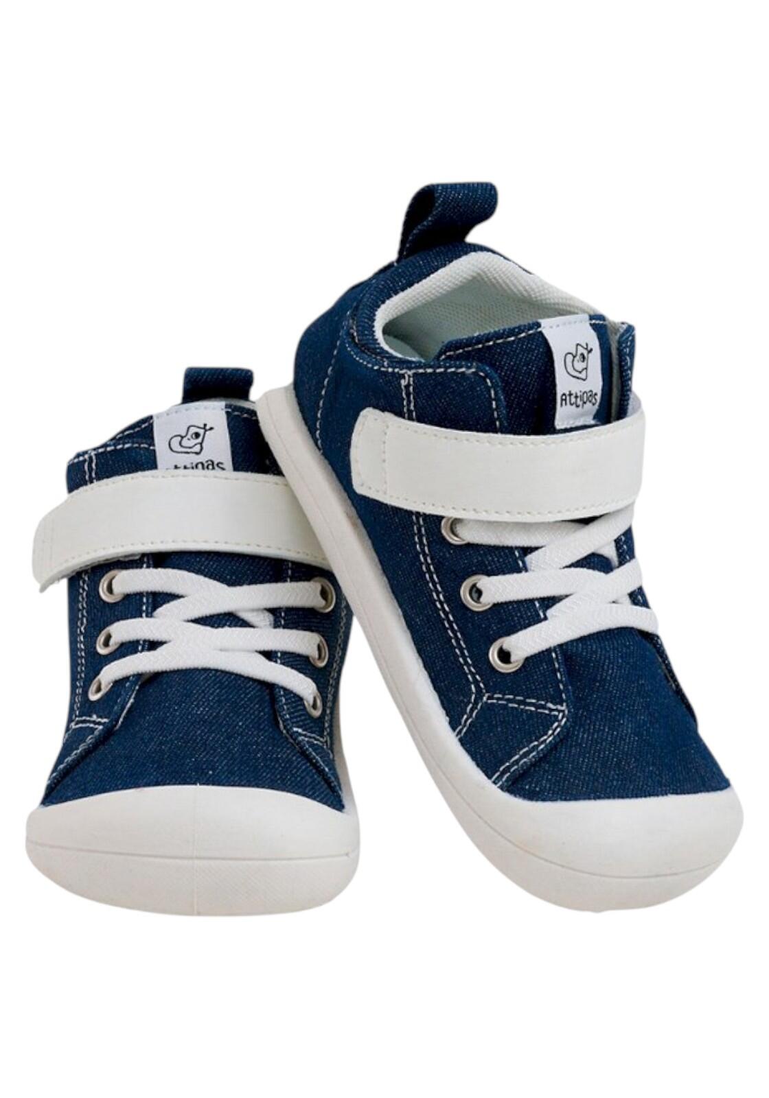 Attipas DENIM Skin Shoes Deep Blue 2/7