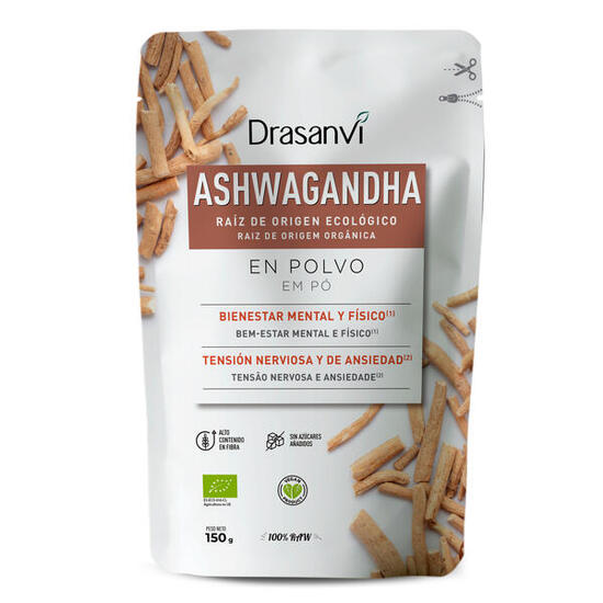 Ashwagandha Bio en Polvo 150 g – Drasanvi