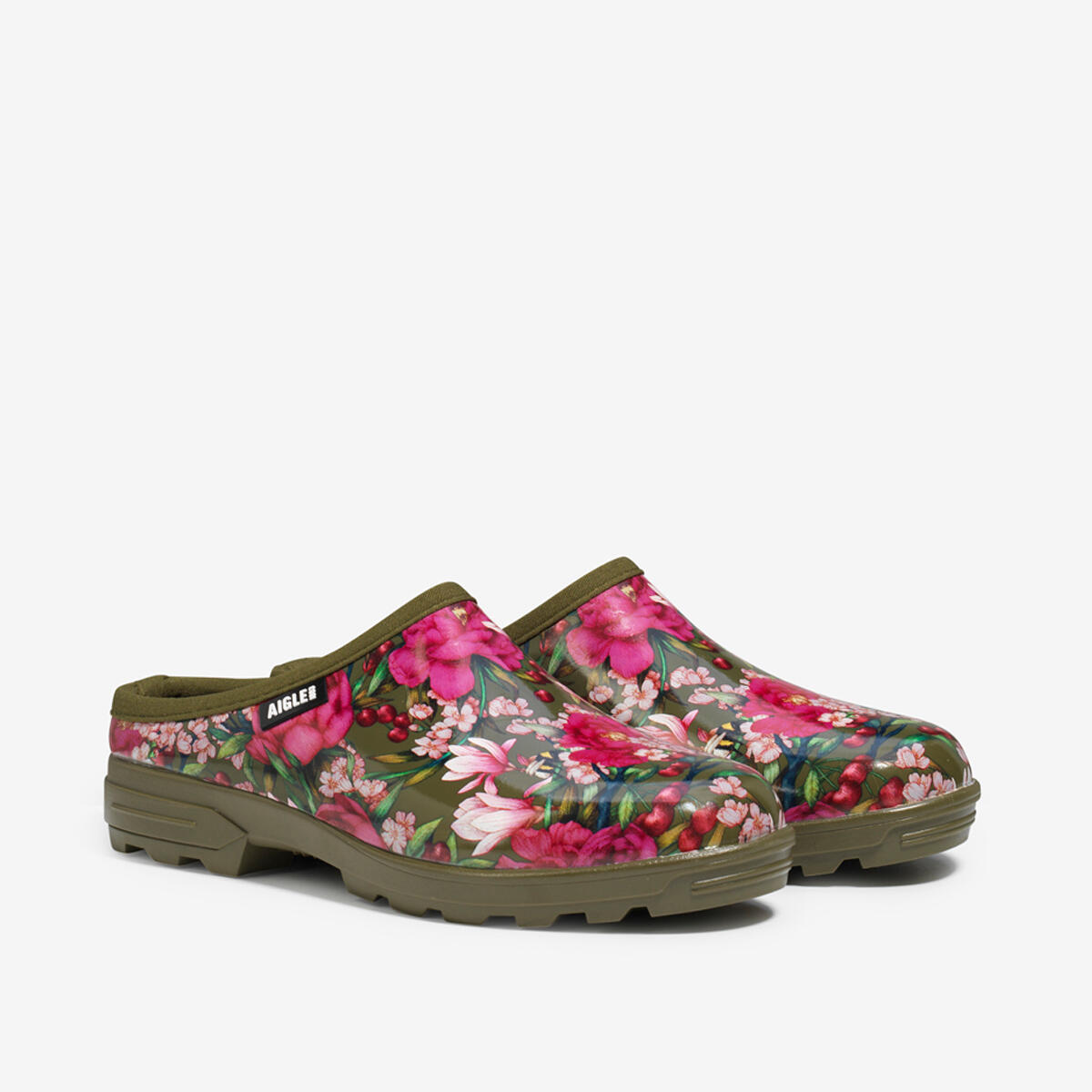 Sabot bi-matière LESSFOR 2 Femme Imprimé Fleuri 2/4