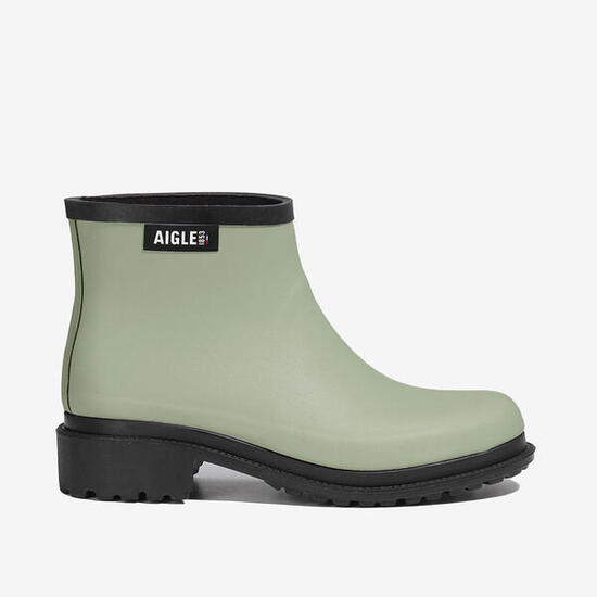 Bottine à talon large FULFEEL LOW femme vert d'eau