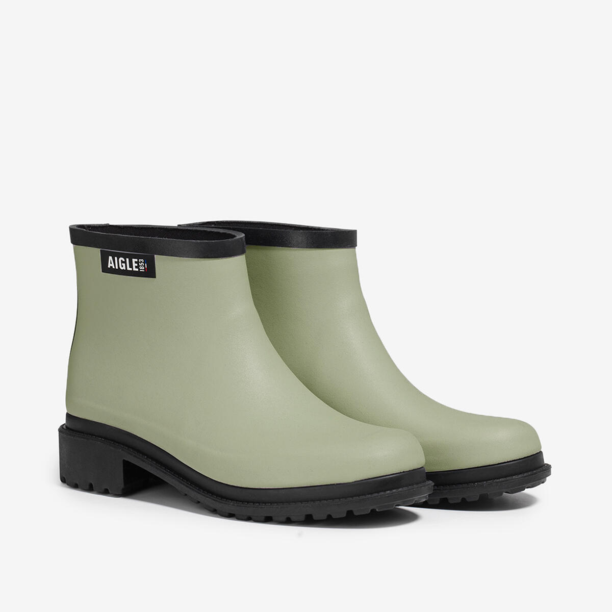 Bottine de pluie FULFEEL LOW Femme Vert d'eau 2/4