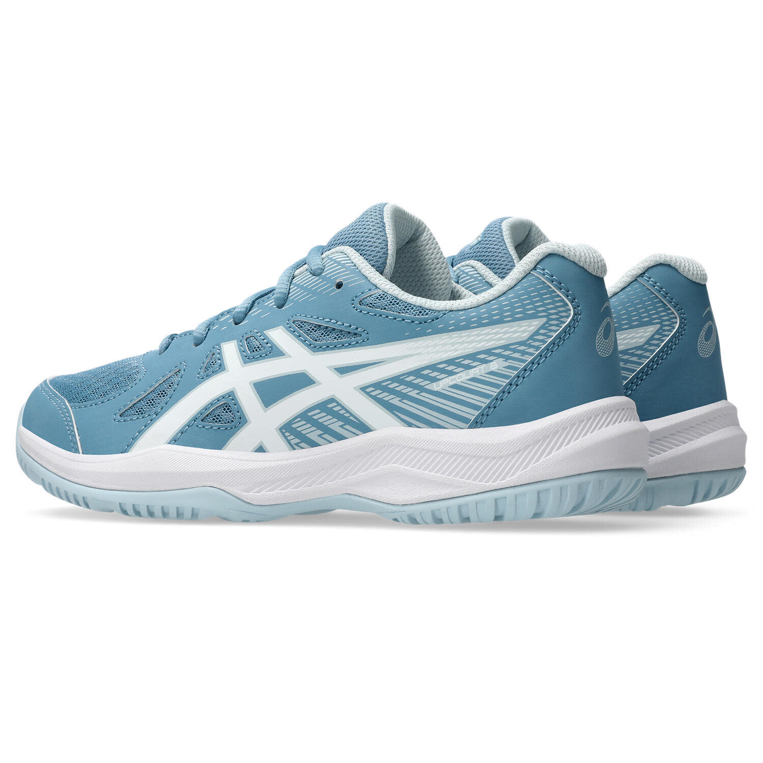 Multisportschuhe Kinder - ASICS UPCOURT 6 GS - Saba Blue/White 6/6