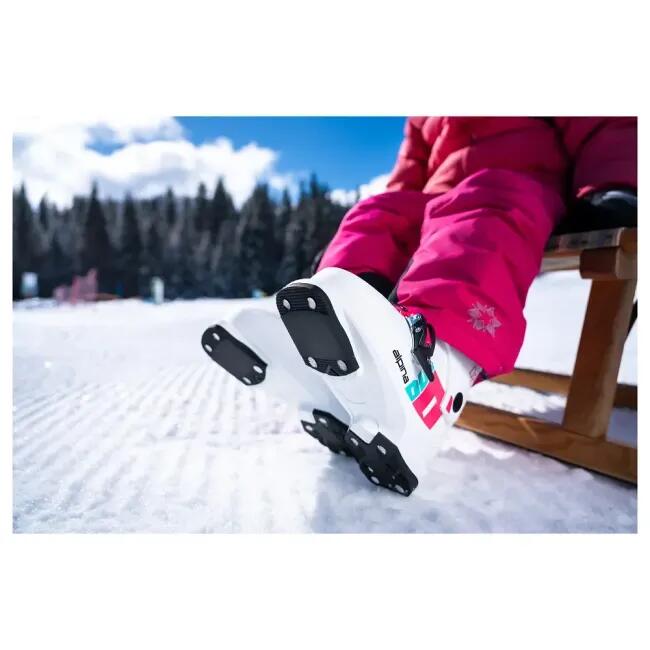 Chaussures de ski ALPINA Duo 2 GIRL, Blanc, Enfants 6/7