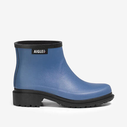 Bottine à talon large FULFEEL LOW femme Bleu pervenche