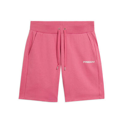 Pantaloni Corti con piccolo Logo FREDDY in Glitter