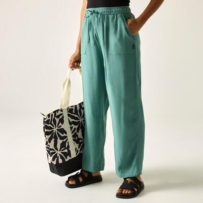 Pantalones elásticos con cordón ajustable Elbrie para mujer 2/7
