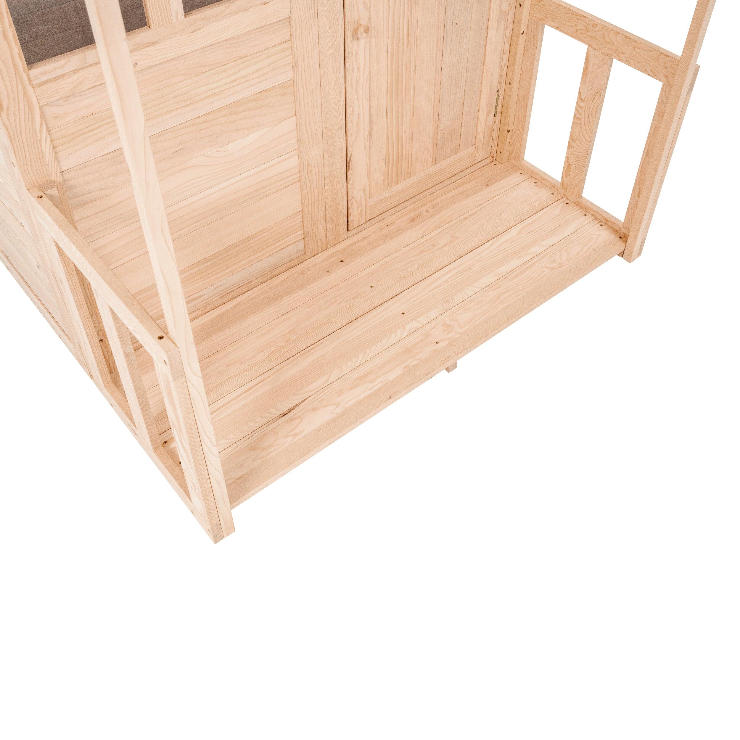 Veranda pour maisonnette BOUTON D'OR COTTAGE bois FSC® 4/5