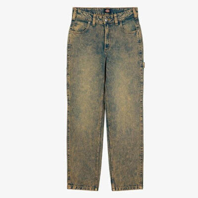 Dickies broek ellendale denim geel