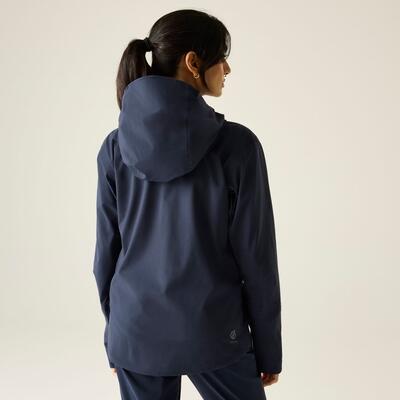 Womens Haik 3 Layer Lightweight Hooded Hiking Waterproof Jacket 2/7