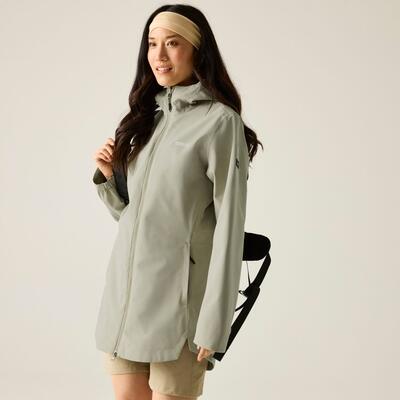 Veste imperméable à capuche Natalina pour femme