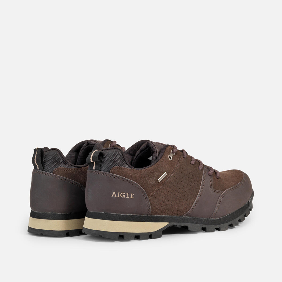 Chaussure de randonnée en cuir PLUTNO MTD LT Homme Marron 3/4