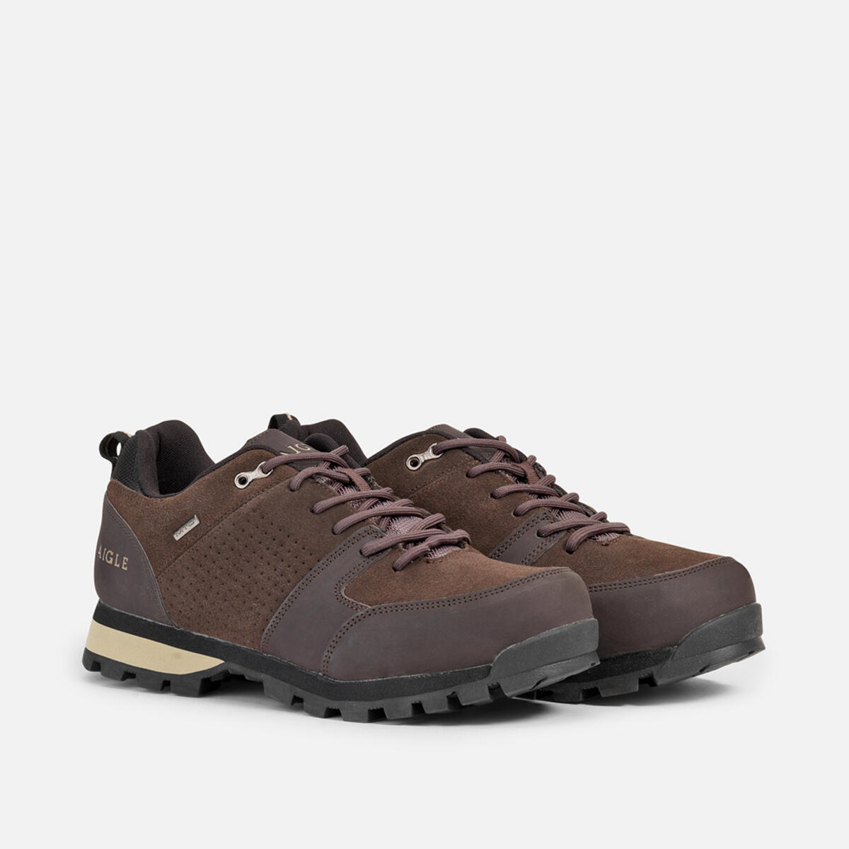 Chaussure de randonnée en cuir PLUTNO MTD LT Homme Marron 2/4