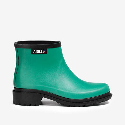 Bottine à talon large FULFEEL LOW femme vert