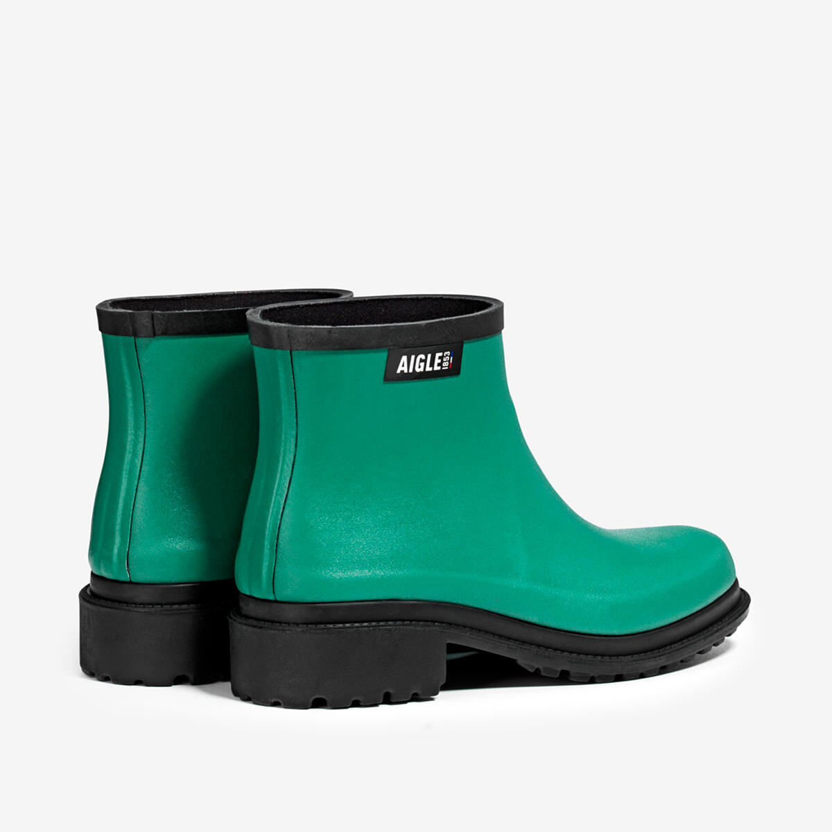 Bottine de pluie FULFEEL LOW Femme Vert 3/4