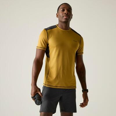 Virda heren t-shirt met korte mouwen en mesh-stof