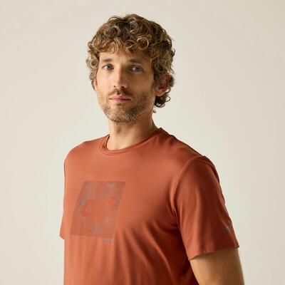 Herren Fingal Stretch Kurzarm-T-Shirt mit Grafik 4/7