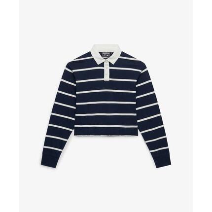 Polo manches longues femme Superdry Athletic Essentials Stripe