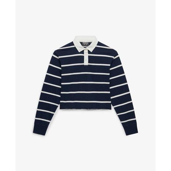 Polo manches longues femme Superdry Athletic Essentials Stripe