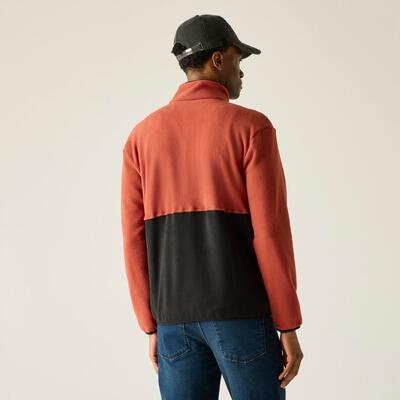 Frankie Herren-Fleecejacke mit durchgehendem Reißverschluss und Farbblock-Design 2/7