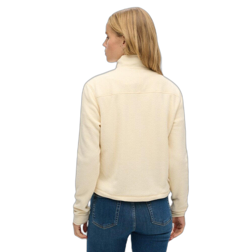 Polaire 1/2 zip courte femme Superdry 3/4