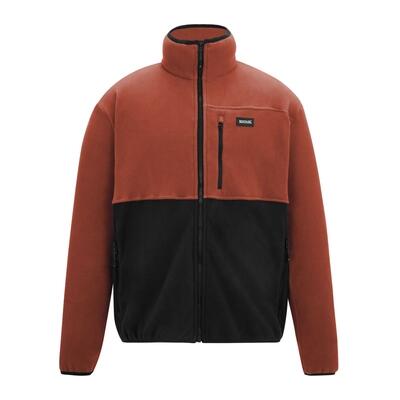 Frankie Herren-Fleecejacke mit durchgehendem Reißverschluss und Farbblock-Design 5/7