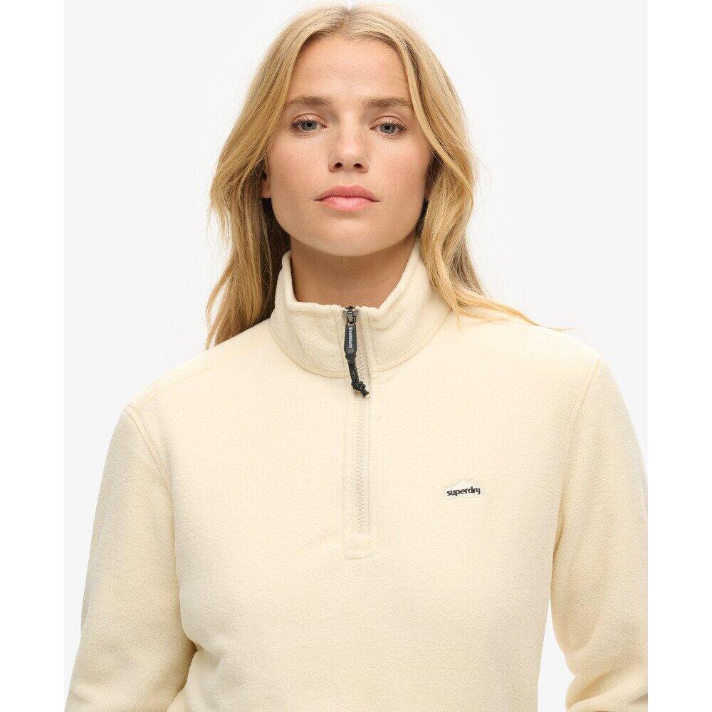 Polaire 1/2 zip courte femme Superdry 4/4