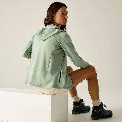 Damen Nomadic Kapuzenpullover mit durchgehendem Reißverschluss und Stretchanteil 2/6