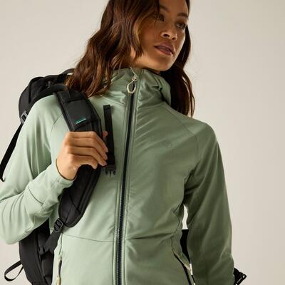 Damen Nomadic Kapuzenpullover mit durchgehendem Reißverschluss und Stretchanteil 4/6
