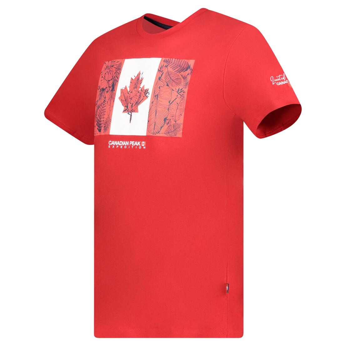 CANADIAN PEAK Koszulka JPALMEAK RED RM MEN 233 Sneakers Re (RBMSZ2057H/CP-ROUGE) 3/4