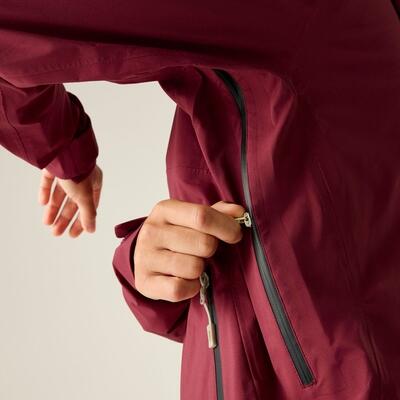 Womens Haik 3 Layer Lightweight Hooded Hiking Waterproof Jacket 6/7