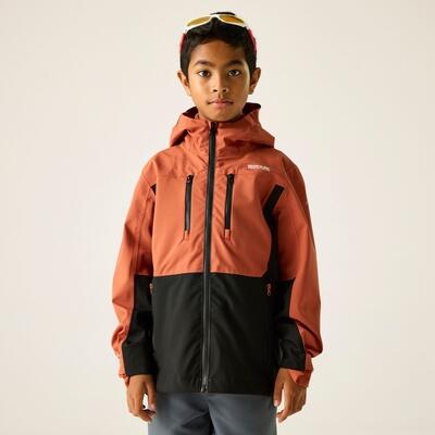 Veste imperméable à capuche à panneaux Highton pour enfants