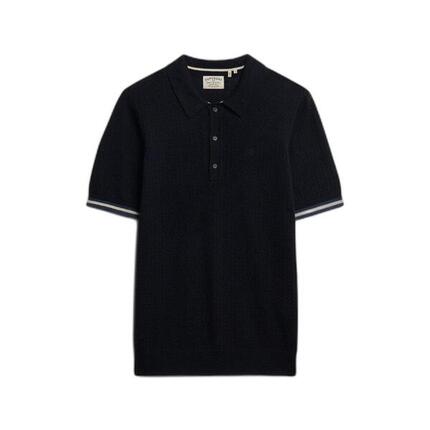 Polo en maille texturée Superdry