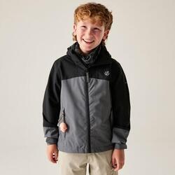 Veste imperméable à capuche à panneaux Kids Explore III