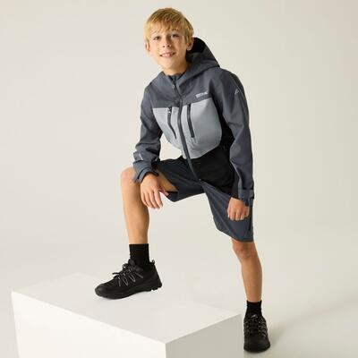 Veste imperméable à capuche à panneaux Highton pour enfants 3/7