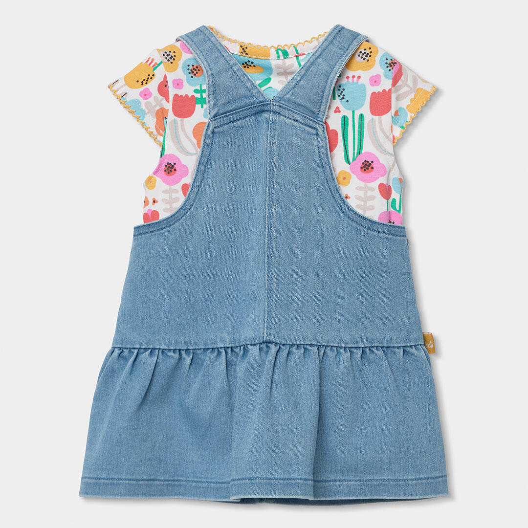 Conjuntos de verano de gimnasia bebé niña boboli azul 2/7