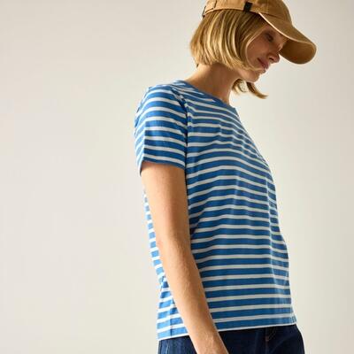 T-shirt rayé à manches courtes Bayletta pour femme 6/7