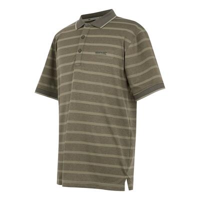 Polo Kildra rayé en maille pour homme 7/7