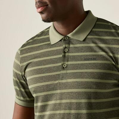 Polo Kildra rayé en maille pour homme 4/7