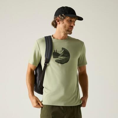 T-shirt graphique extensible à manches courtes Fingal pour homme
