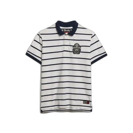 Koszulka polo w paski Superdry Crest