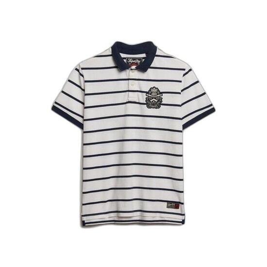 Koszulka polo w paski Superdry Crest