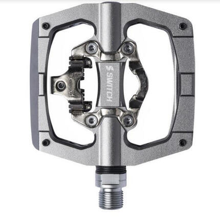 MTB-fiets pedaal SWITCH NO FOOT, zilver