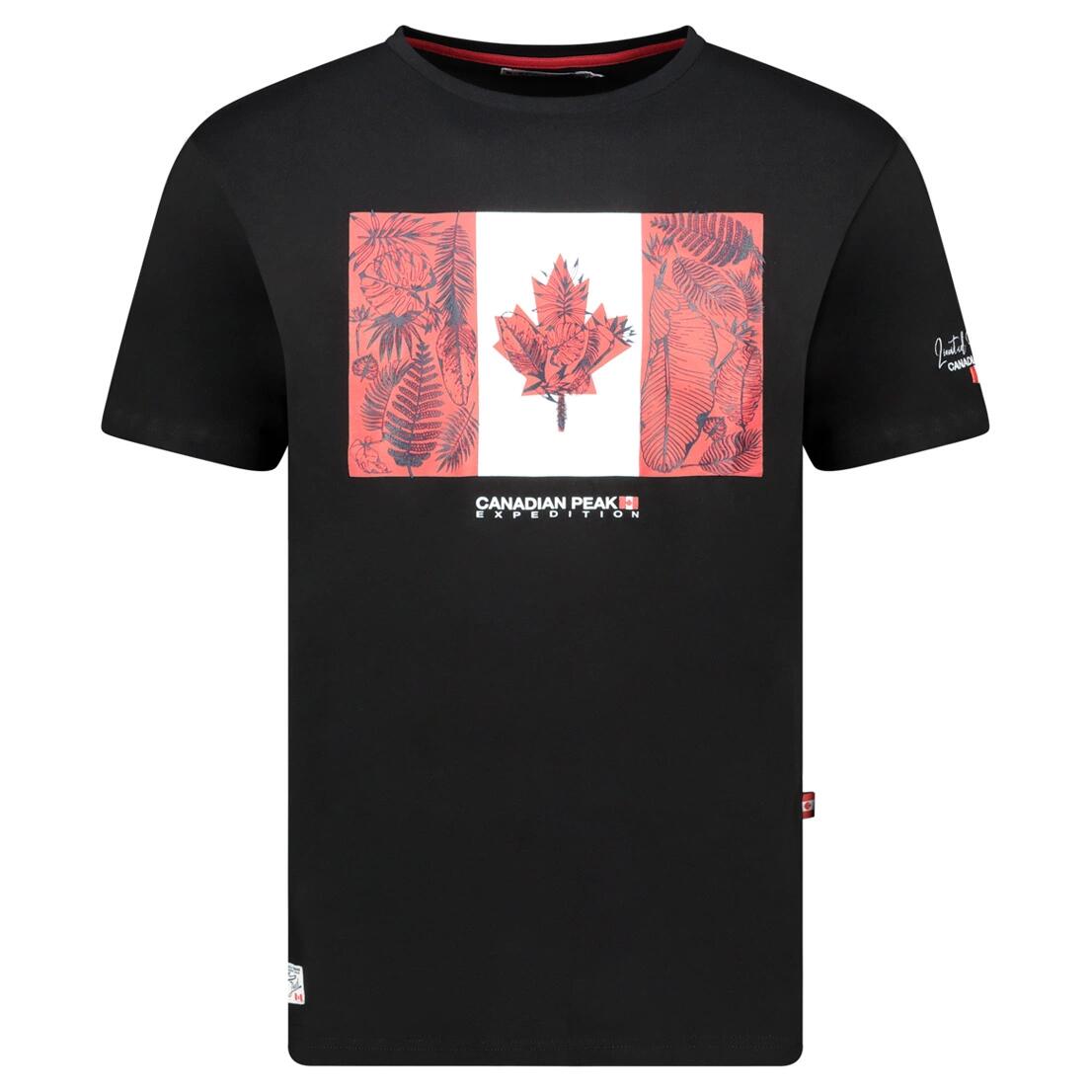 CANADIAN PEAK Koszulka JPALMEAK BLACK RM MEN 233 Sneakers B (RBMSZ2052H/CP-NOIR) 1/4