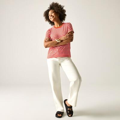 T-shirt rayé à manches courtes Bayletta pour femme 2/7