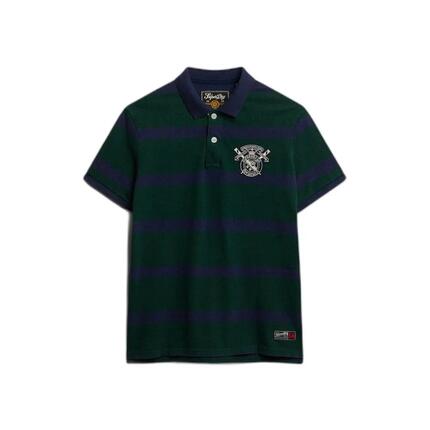Koszulka polo w paski Superdry Crest