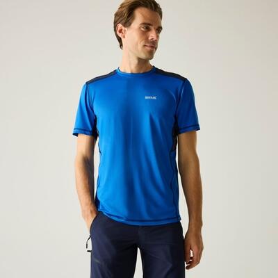 Virda heren t-shirt met korte mouwen en mesh-stof