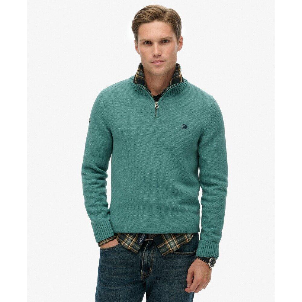 Katoenen trui met een kraag Superdry 3/5