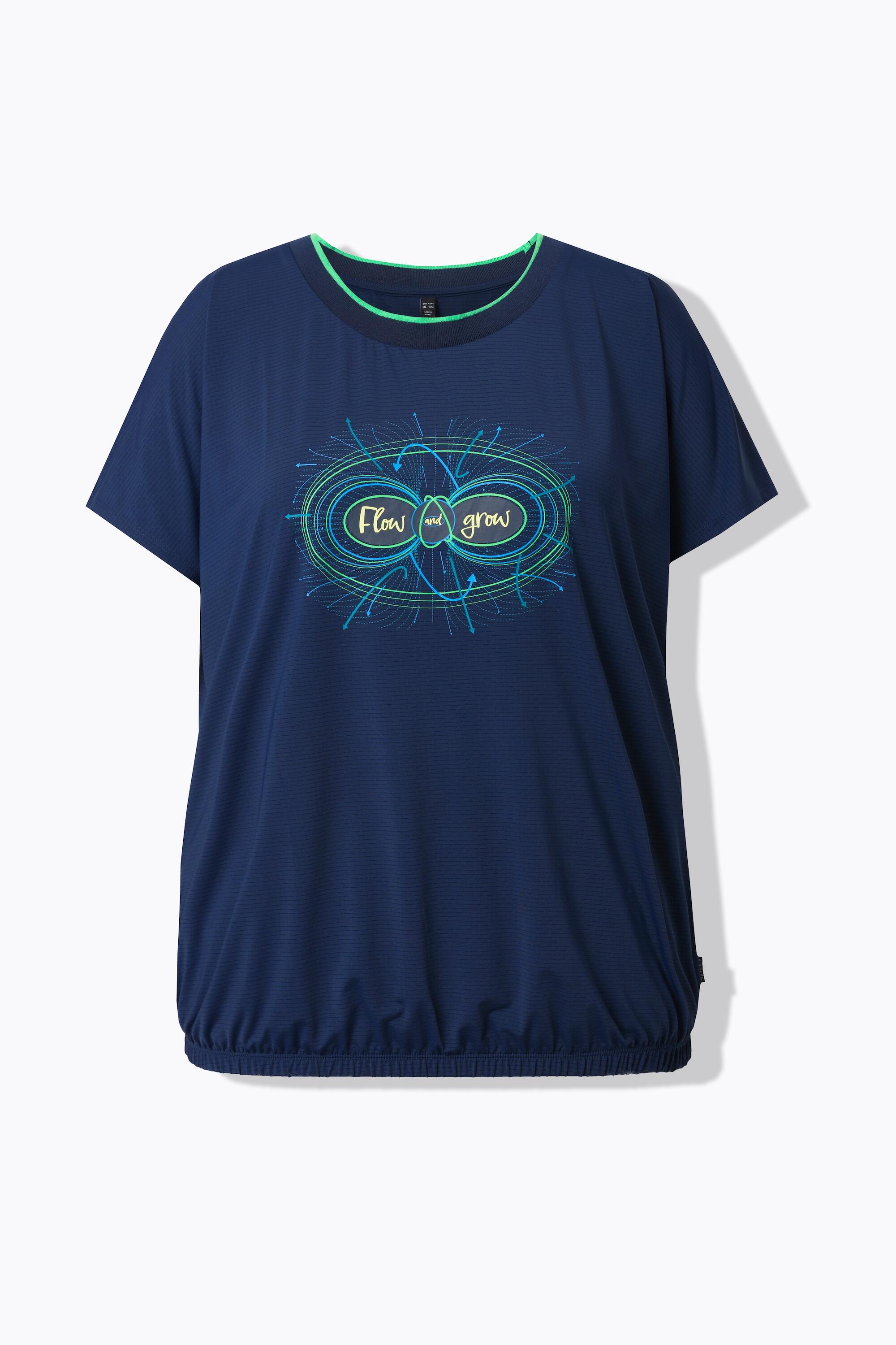 Femme T-shirt technique à base élastique col rond et manches courtes 7/7