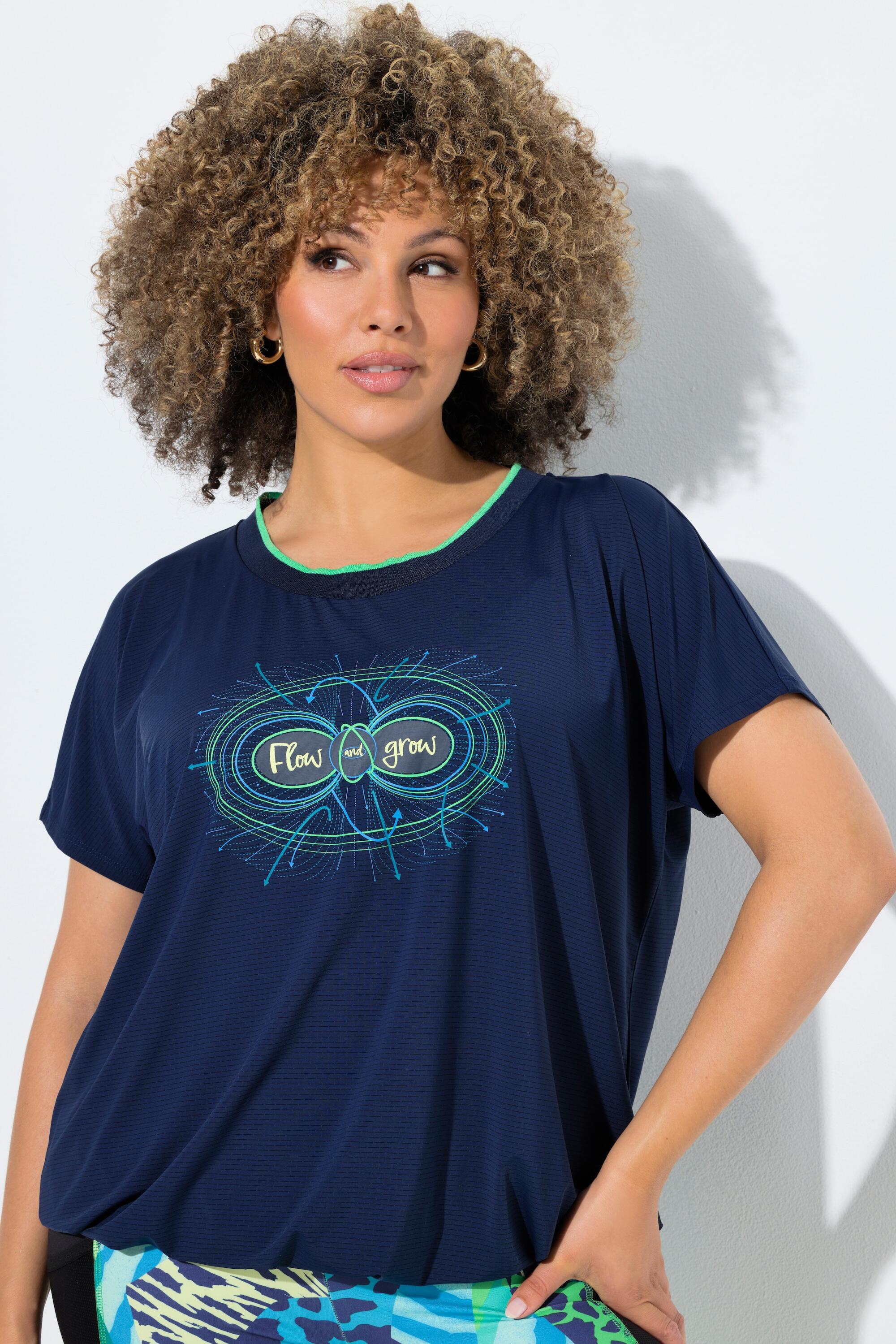 Femme T-shirt technique à base élastique col rond et manches courtes 4/7
